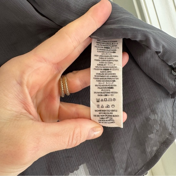 Free People Sequin Open Front Waterfall Jacket in Silver – Size Small - Picture 11 of 12